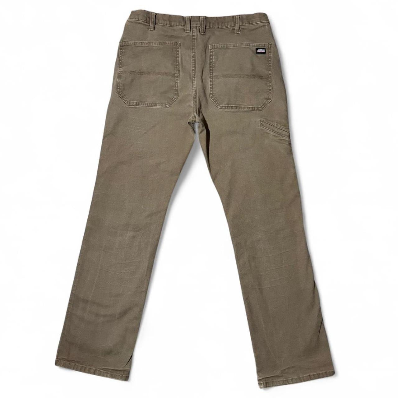 Brown Straight Leg Stretch Fit Dickies Workwear Utility Pants