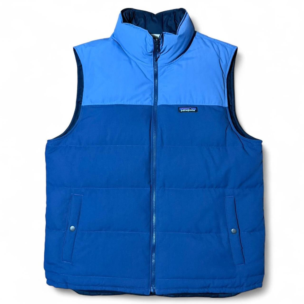 Vintage 90s Reversible Navy Blue Bivy Patagonia Down Puffer Vest