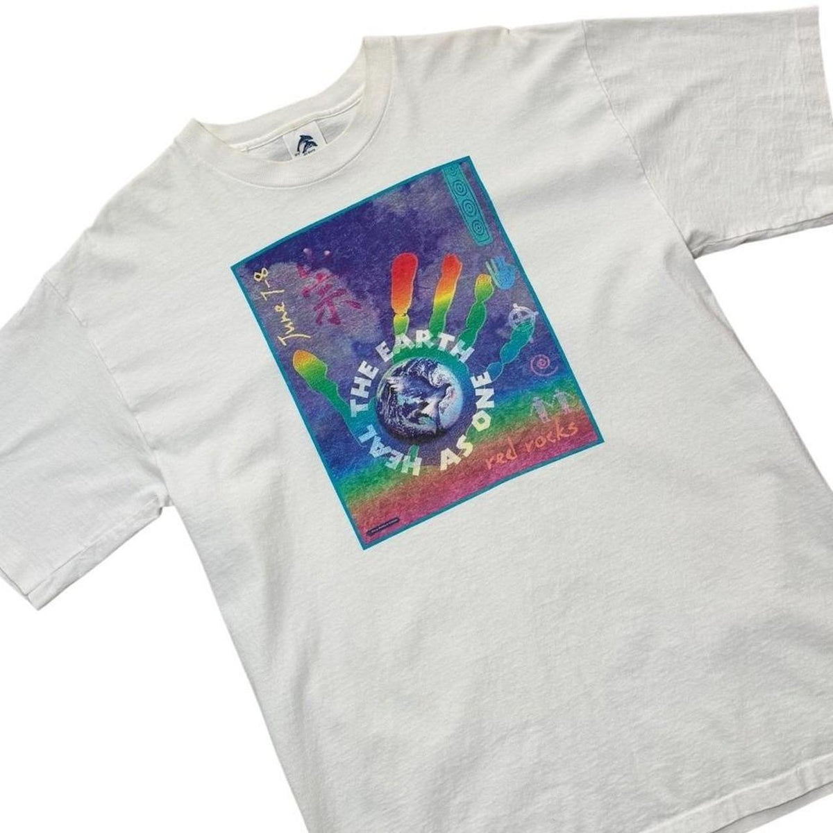 90s Jim Morris Heal The Earth As One Red Rocks Environmental Art T-shirt