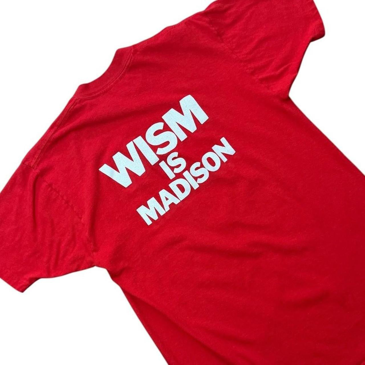 70s Wisconsin Badgers Bucky USA NCAA Football TKO Single Stitch T-shirt