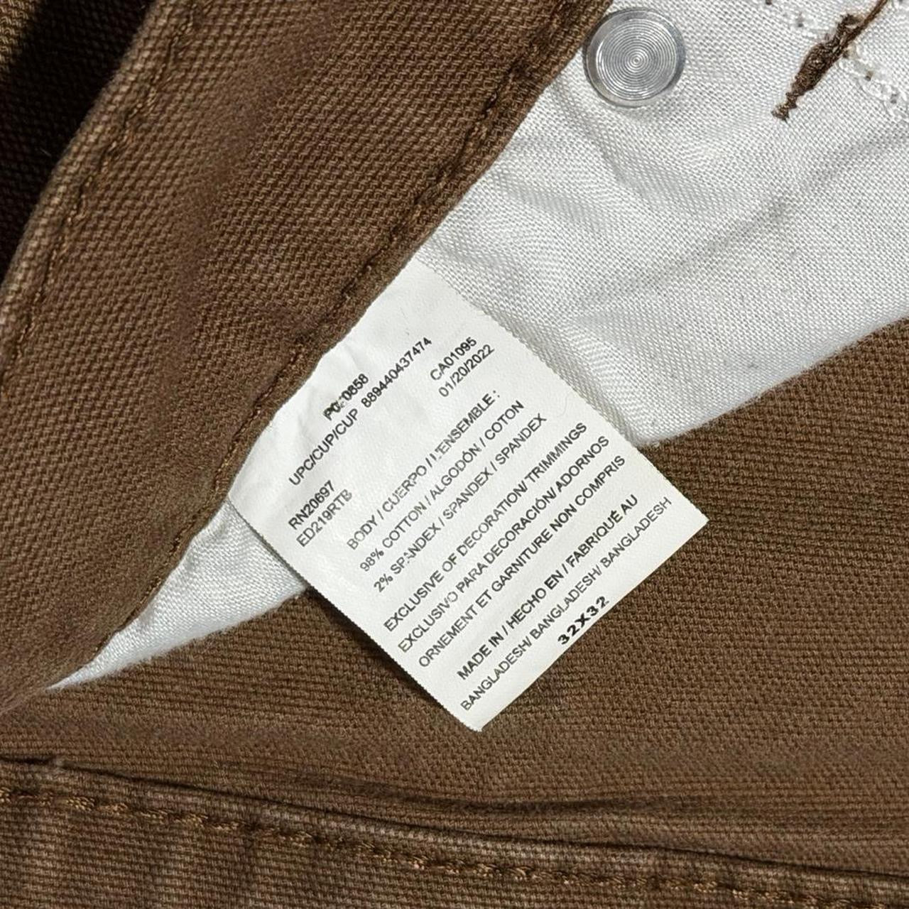 Brown Straight Leg Stretch Fit Dickies Workwear Utility Pants