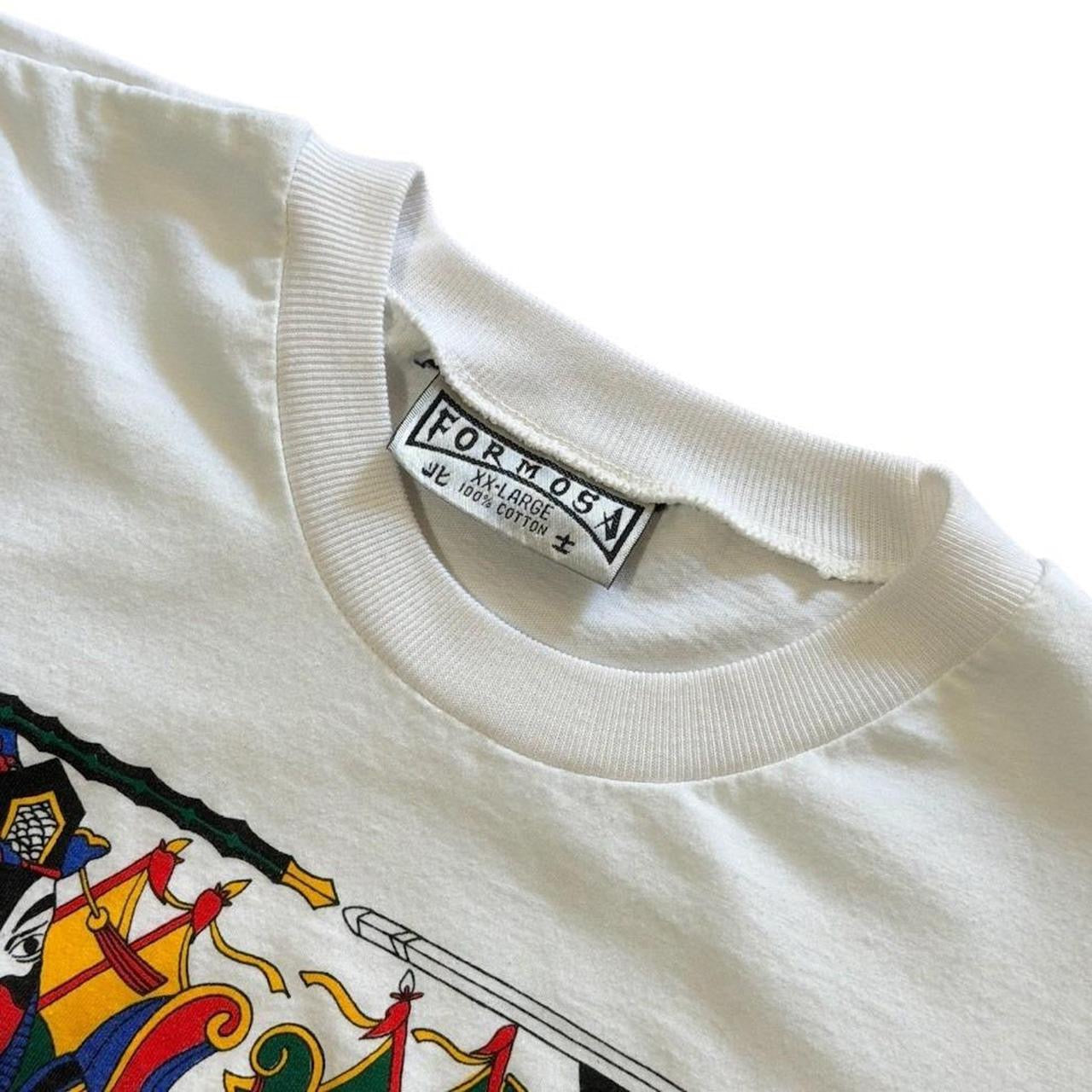 80s Republic of China Graphic Opera Warrior Chinese Art Souvenir T-shirt