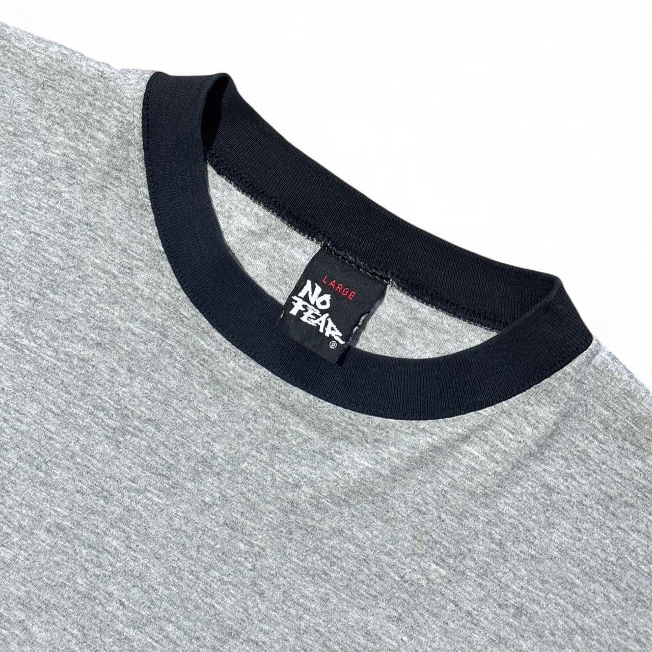 90s No Fear Sportswear Mullet Hit Ringer Tee