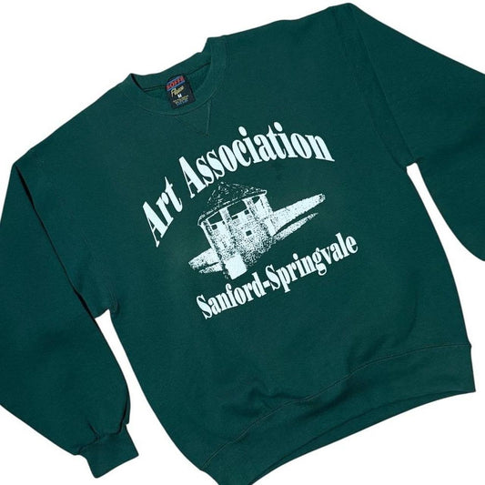 90s Art Association Sanford Springvale USA Architecture Graphic Sweater