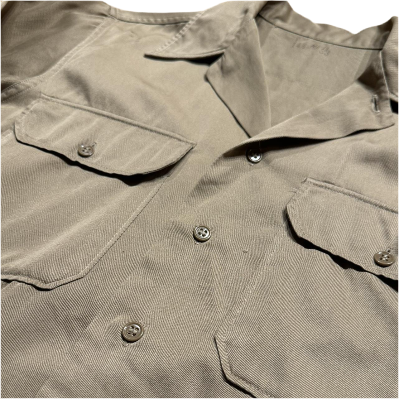 70s Military Button-Up