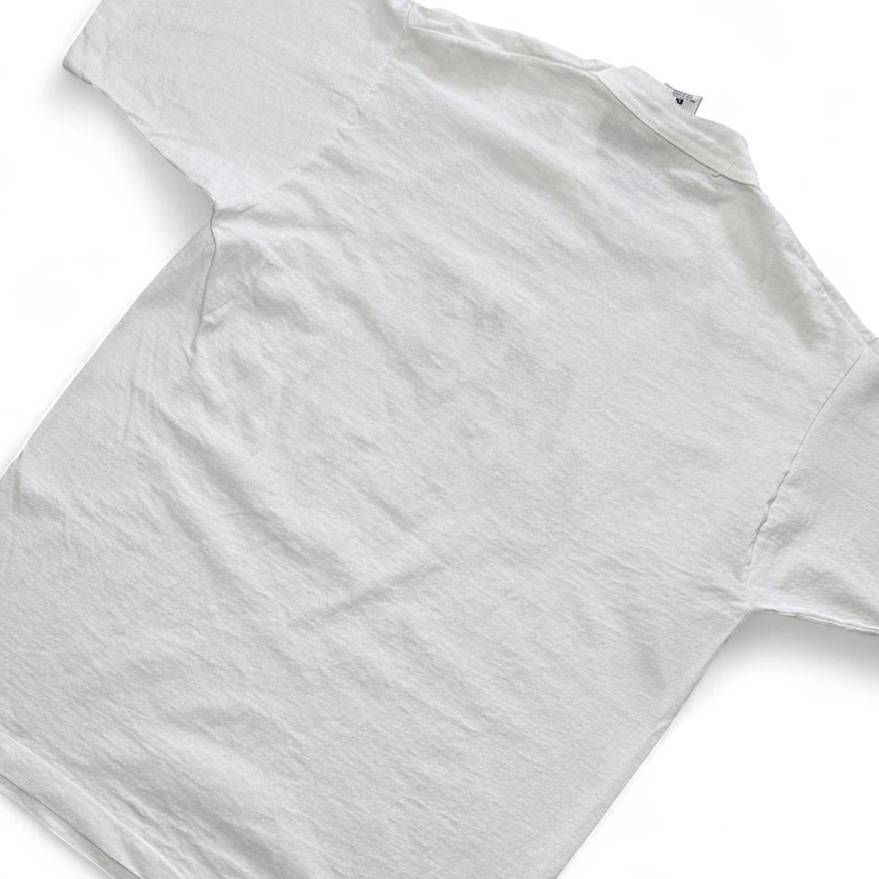 90s Nike Check Spellout Logo Missewn Error Graphic T-shirt