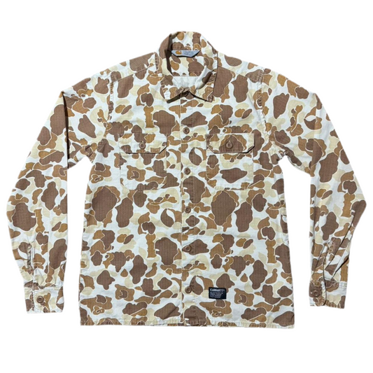 Carhartt Tan/Brown Camo Mission Button Up Shirt