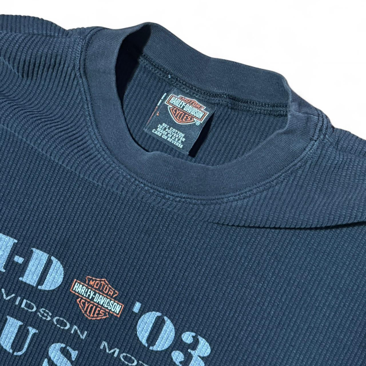 1997 Harley Davidson Long Sleeve Thermal Oakland California Shirt