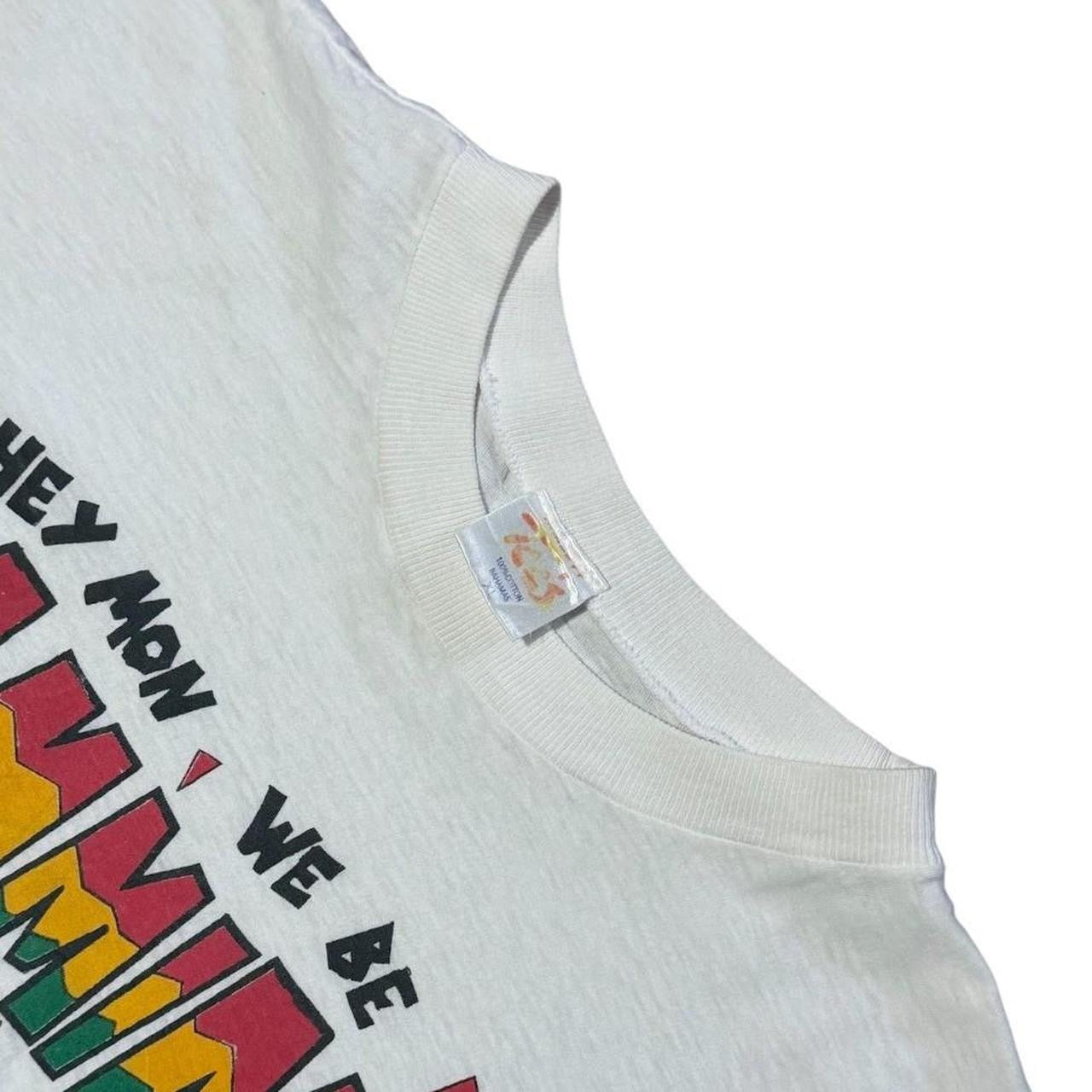 80s Bahamas Reggae Hey Mon We Be Jammin Souvenir Tourist Graphic T-Shirt