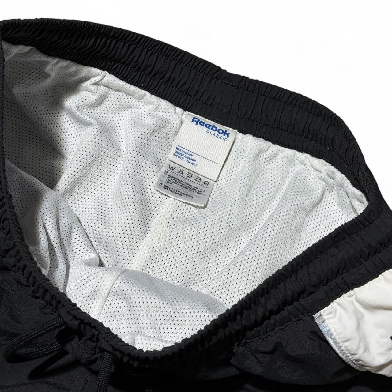 Reebok x Pleasures Colab Black & White Swim Trunk Hype Sport Shorts