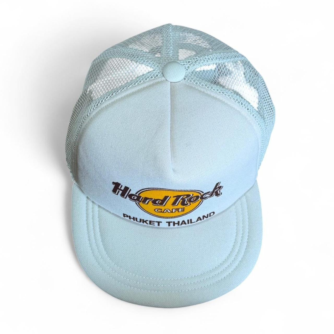 Vintage 90s Hard Rock Cafe Phuket Thailand Souvenir Snapback Mesh Hat