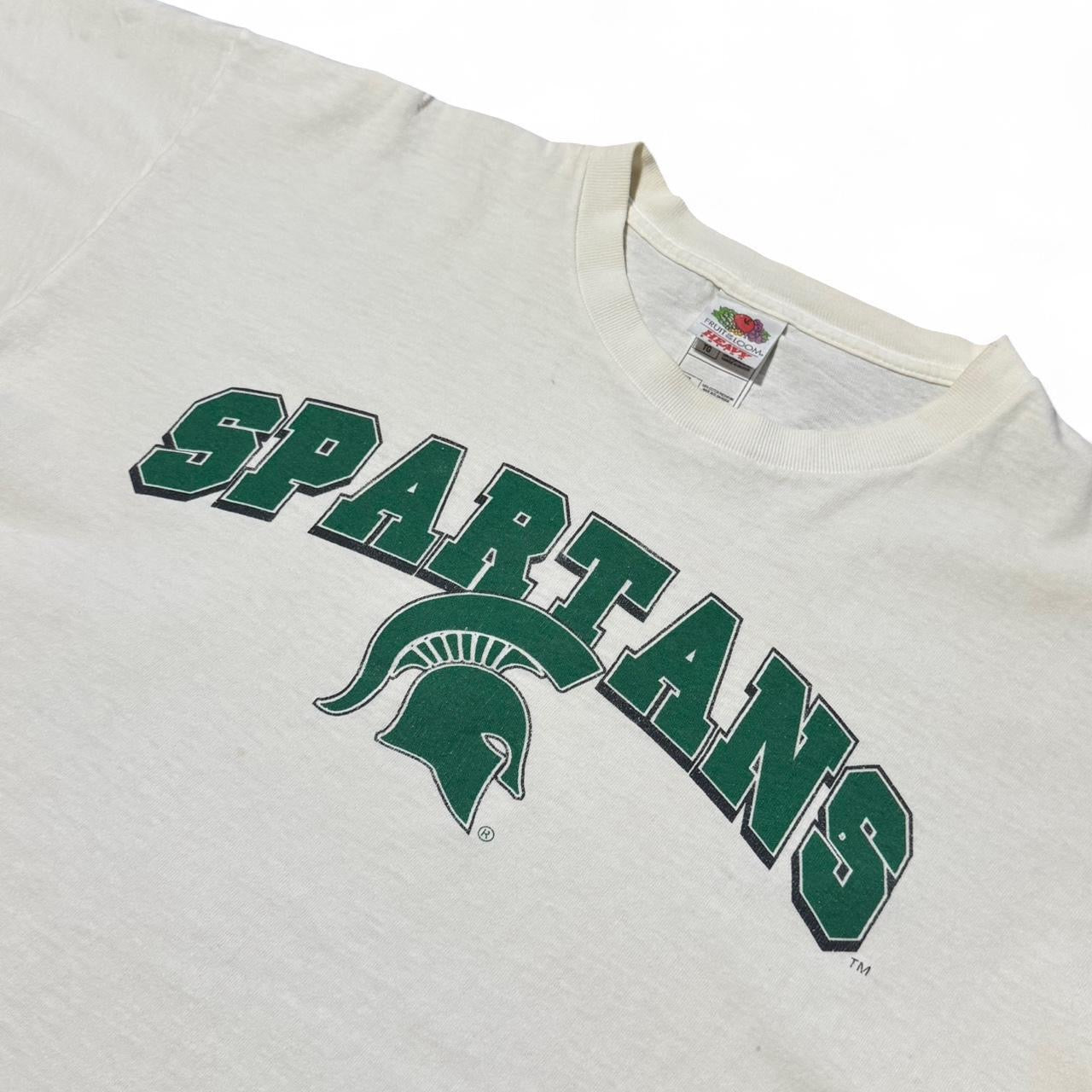 Vintage Y2K Michigan State Spartans Football Sports Team T-shirt
