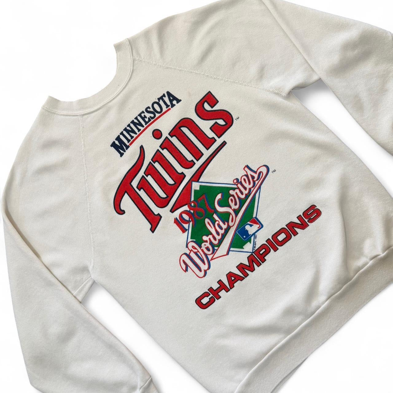 ‘87 Minnesota Twins World Series MLB Baseball Pullover Sweater
