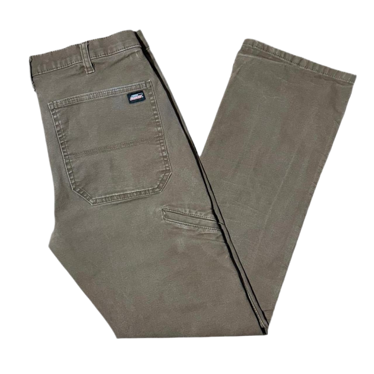 Brown Straight Leg Stretch Fit Dickies Workwear Utility Pants