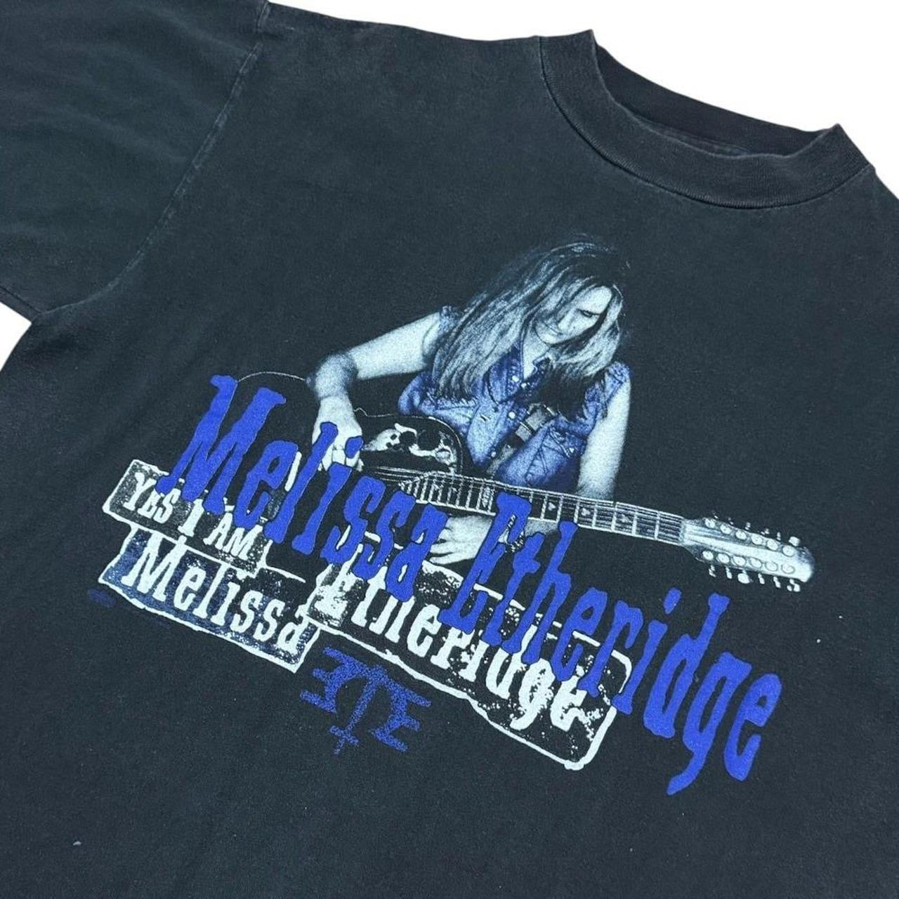 90s Melissa Etheridge Concert Merch Tour Dates Rock Band Graphic T-shirt