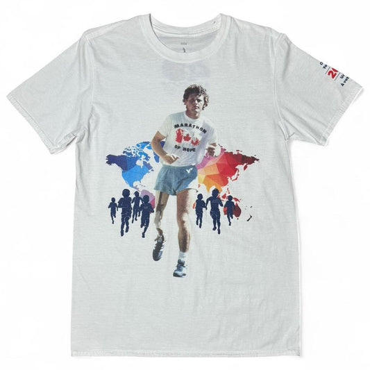 2020 Modern Terry Fox Marathon Running Anniversary Memorial Souvenir T-shirt