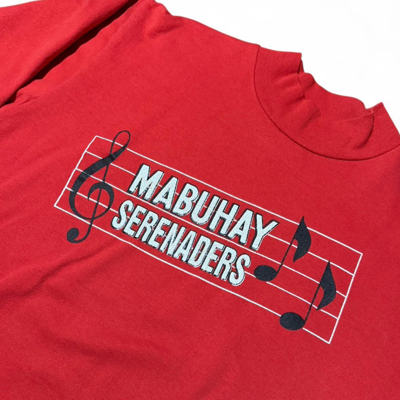 90s Mockneck Mabuhay Serenaders Band Music Pullover Sweater
