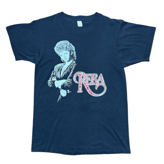 80s Reba McEntire Graphic Single Stitch Country Music Merch USA T-shirt
