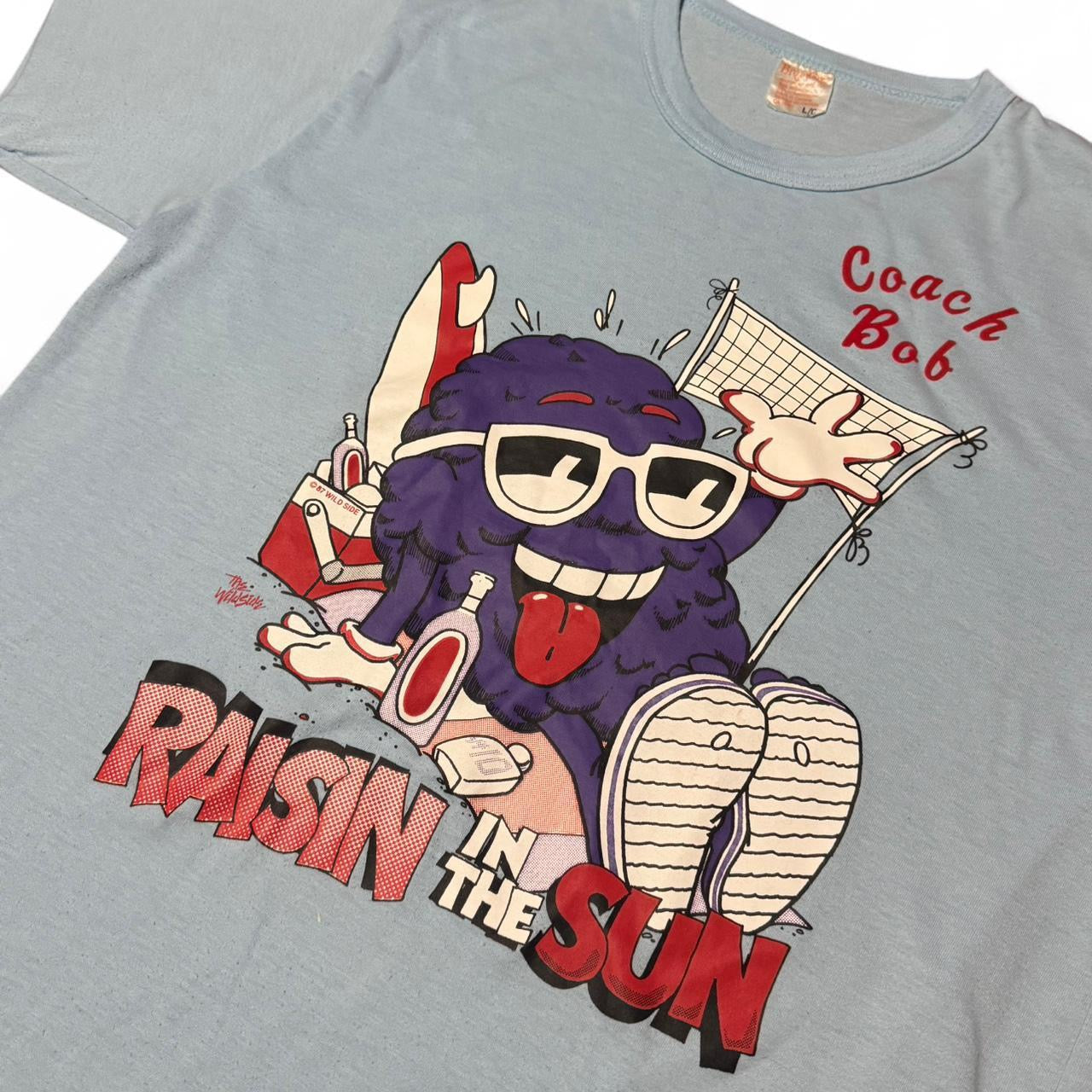 1980s California Raisins ‘Coach Bob’ Graphic Retro Tee