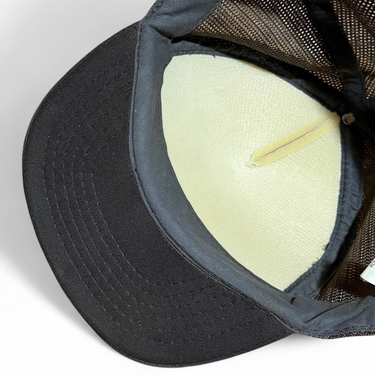 Vintage 90s Vic's Excavating Construction Trucker Mesh Retro Snapback Hat
