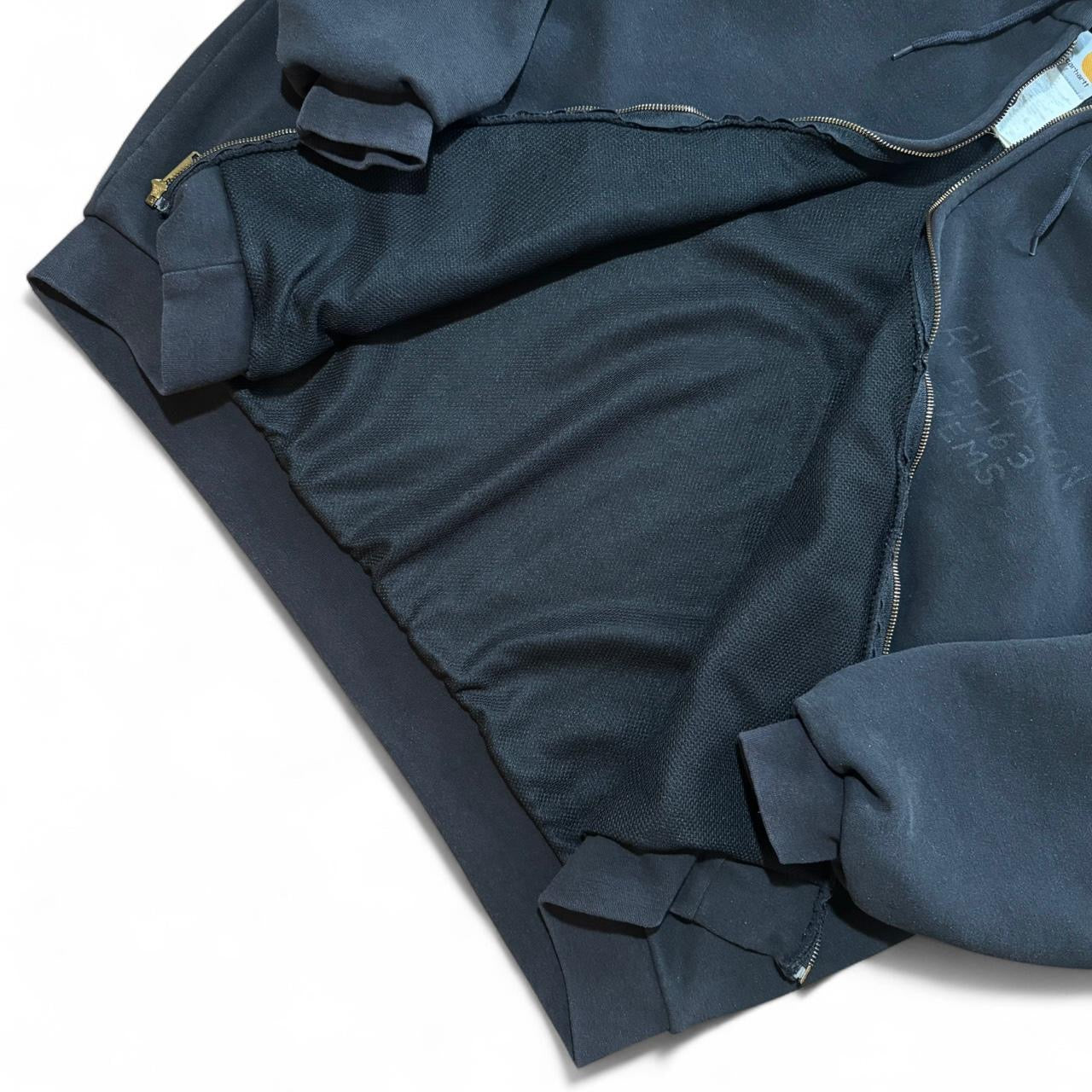 Vintage Carhartt J140 Active Military Issue Sweater Zip Up Jacket