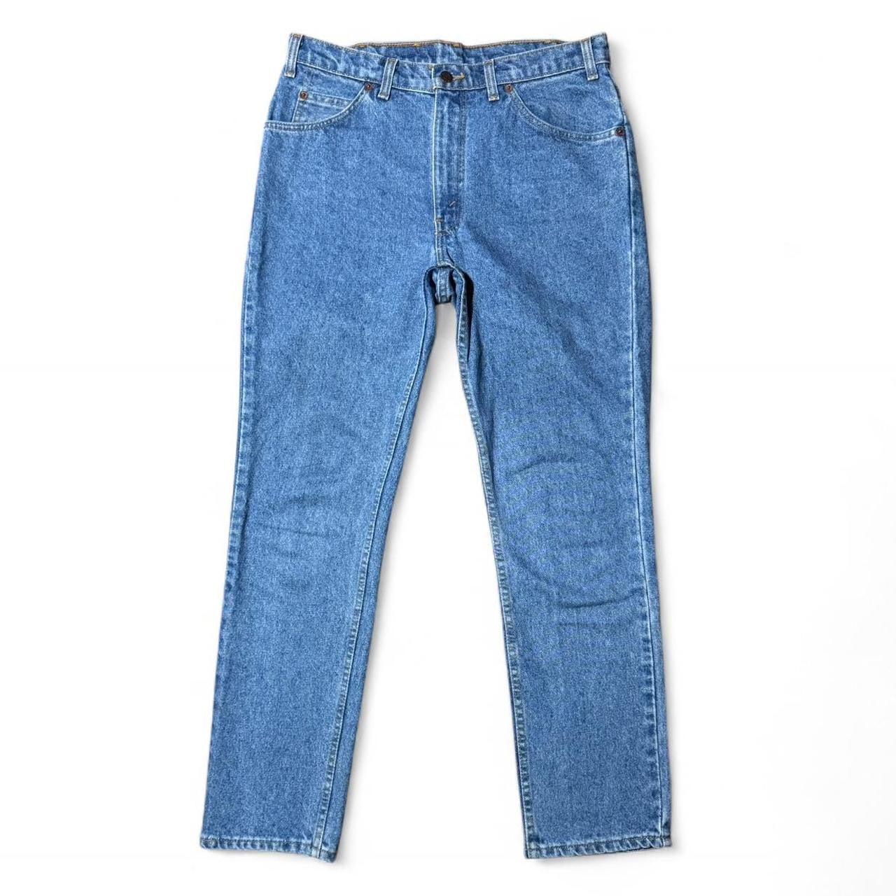 90s Orange Tab Levi’s 631 Straight Leg Denim Blue Wash Jeans