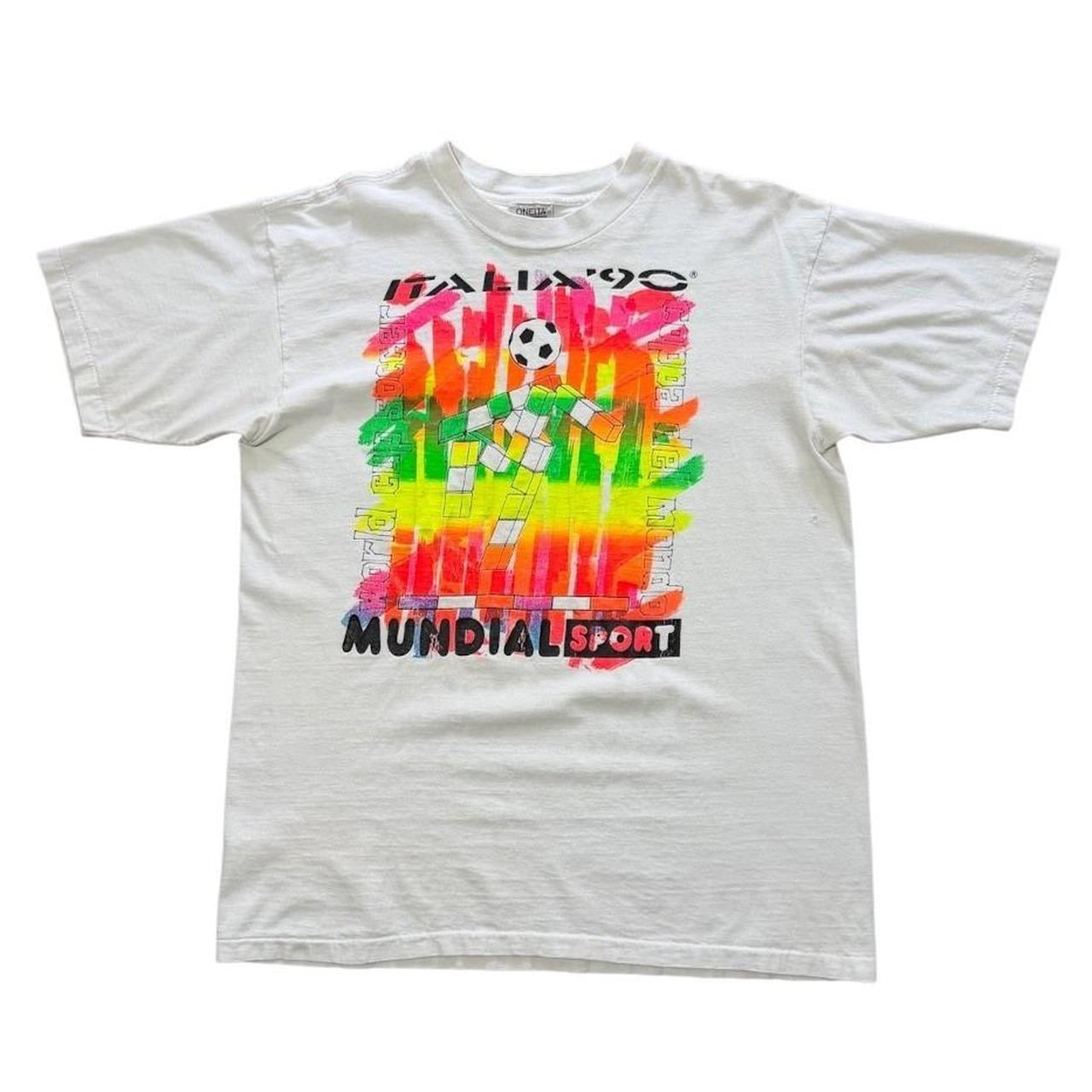 Italia 90s World Cup Soccer Ciao FIFA Graphic Football Sports T-shirt