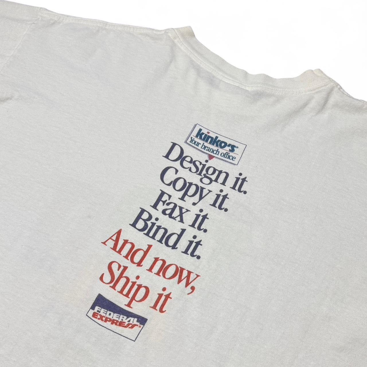 90s "Do It All At Kinko's" Graphic Design Art Printing Tee