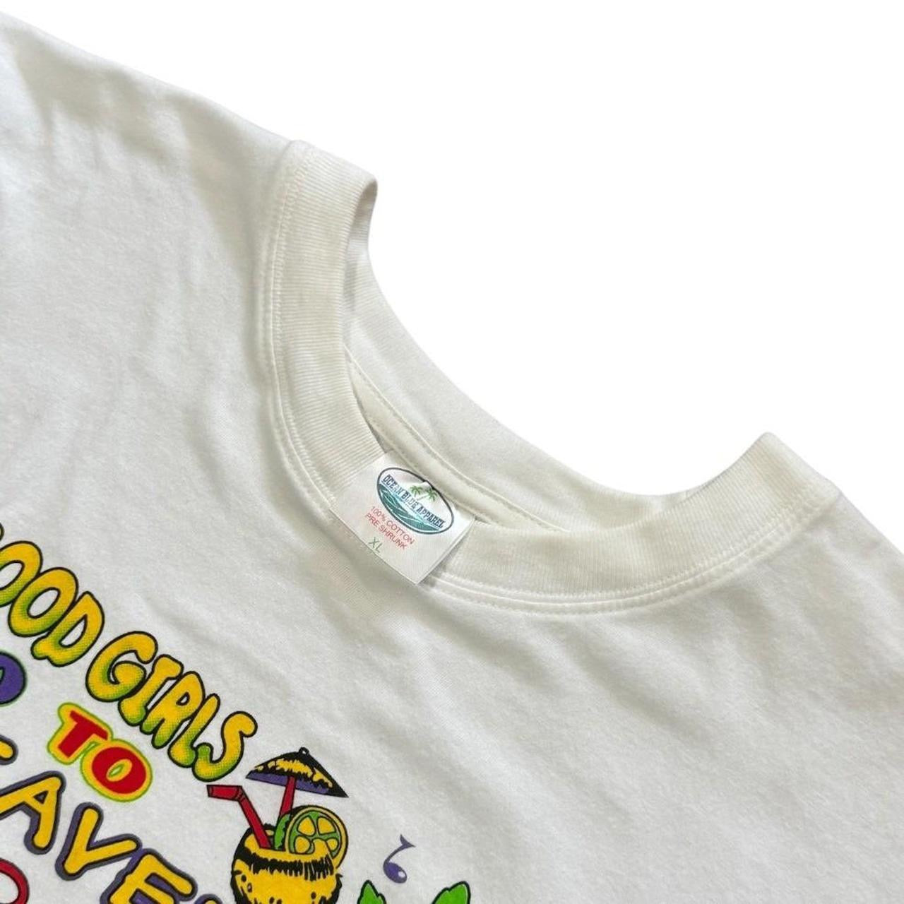 90s Y2K St Thomas Caribbean Bad Good Girls Heaven Hell Party Art T-shirt