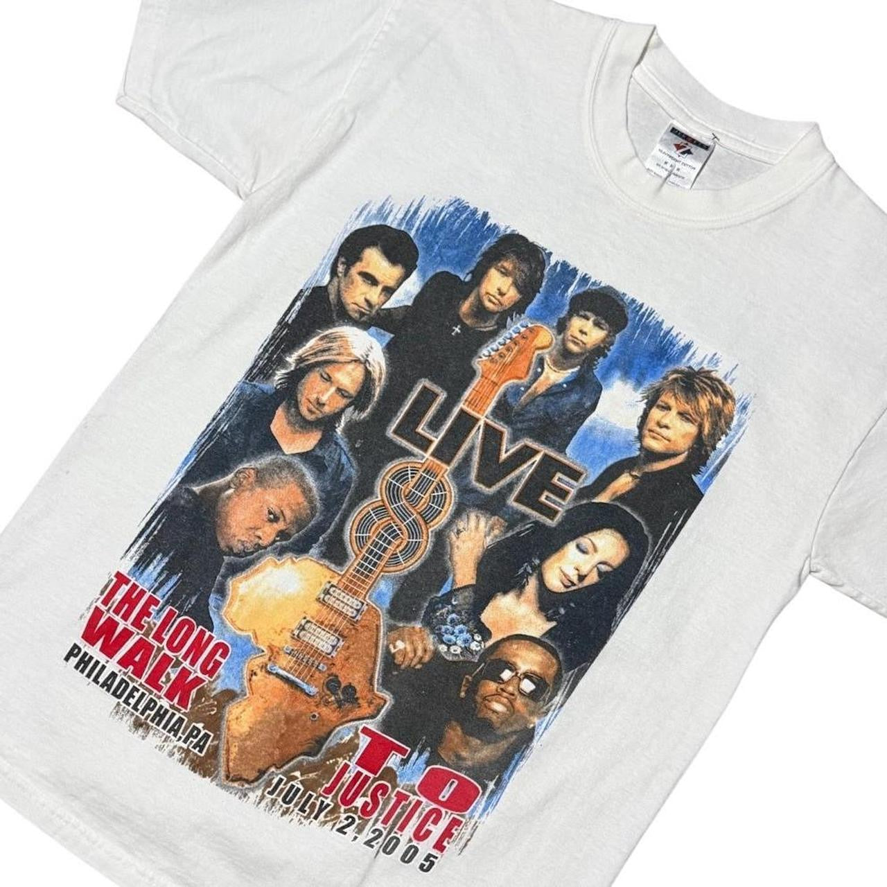 Y2K Live 8 2005 Philadelphia Concert Festival Merch T-shirt