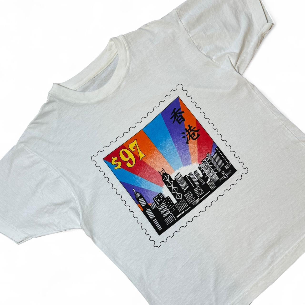 90s Hong Kong Postal Stamp Souvenir Art Tee