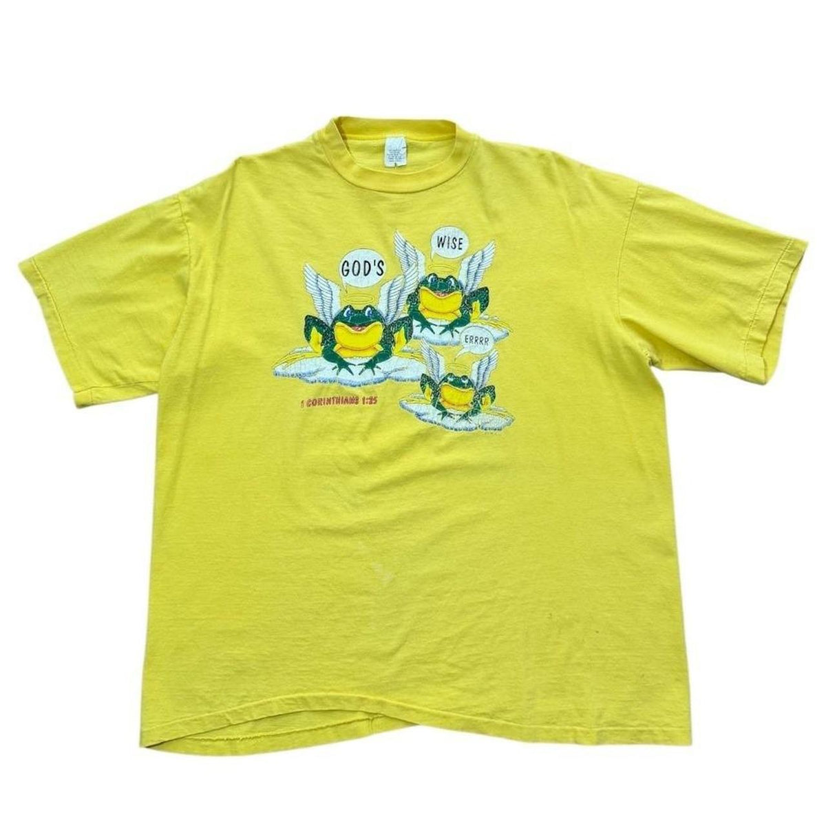 90s Budweiser Frogs Christian Parody Religious Jesus Corinthians T-shirt