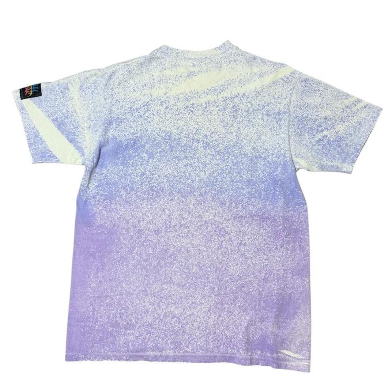 90s Zulu Shinerama Pepsi Purple Acid Wash Tie Dye Promo Graphic T-shirt