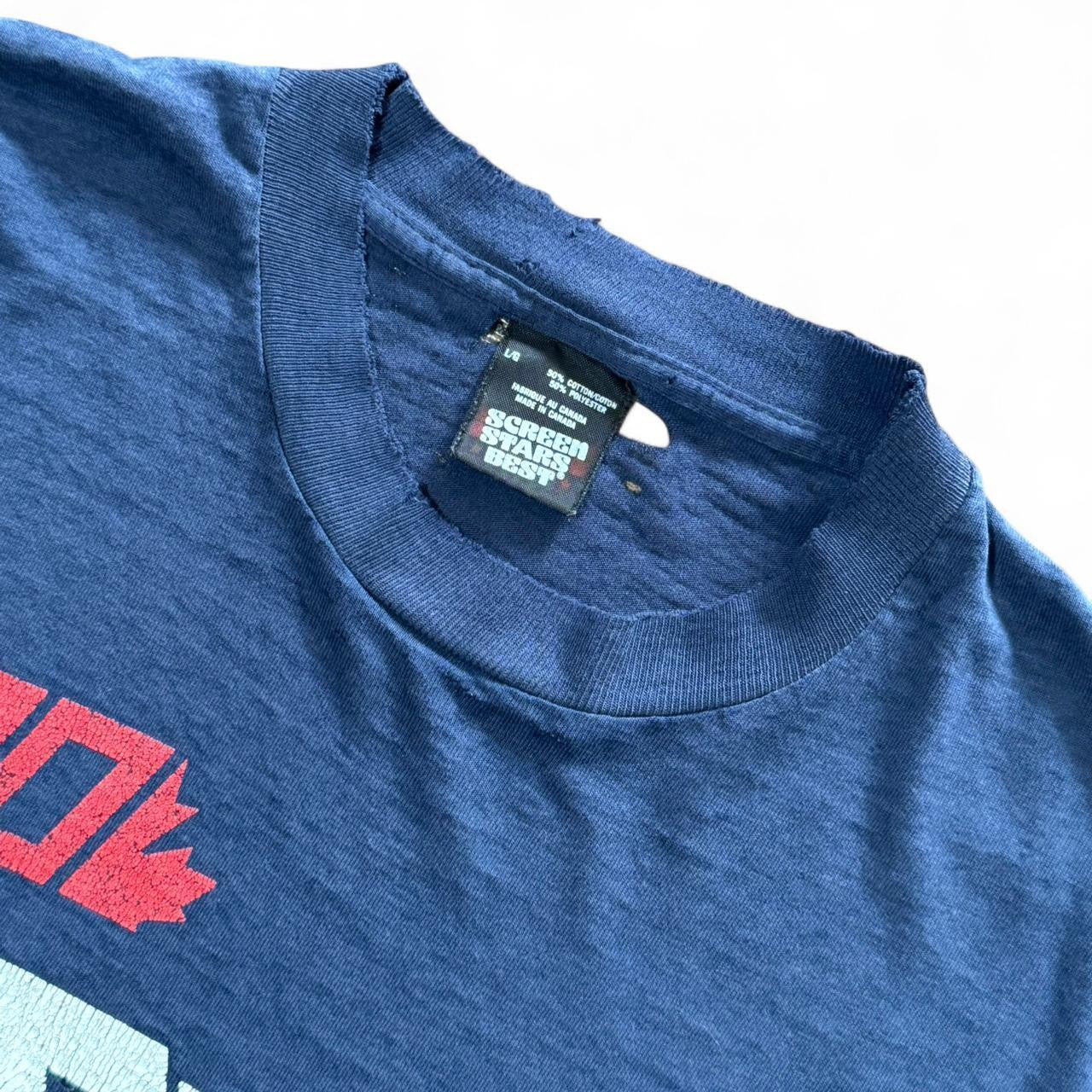 1980s Distressed Royal Canadian “Go Navy” Tattered Tee