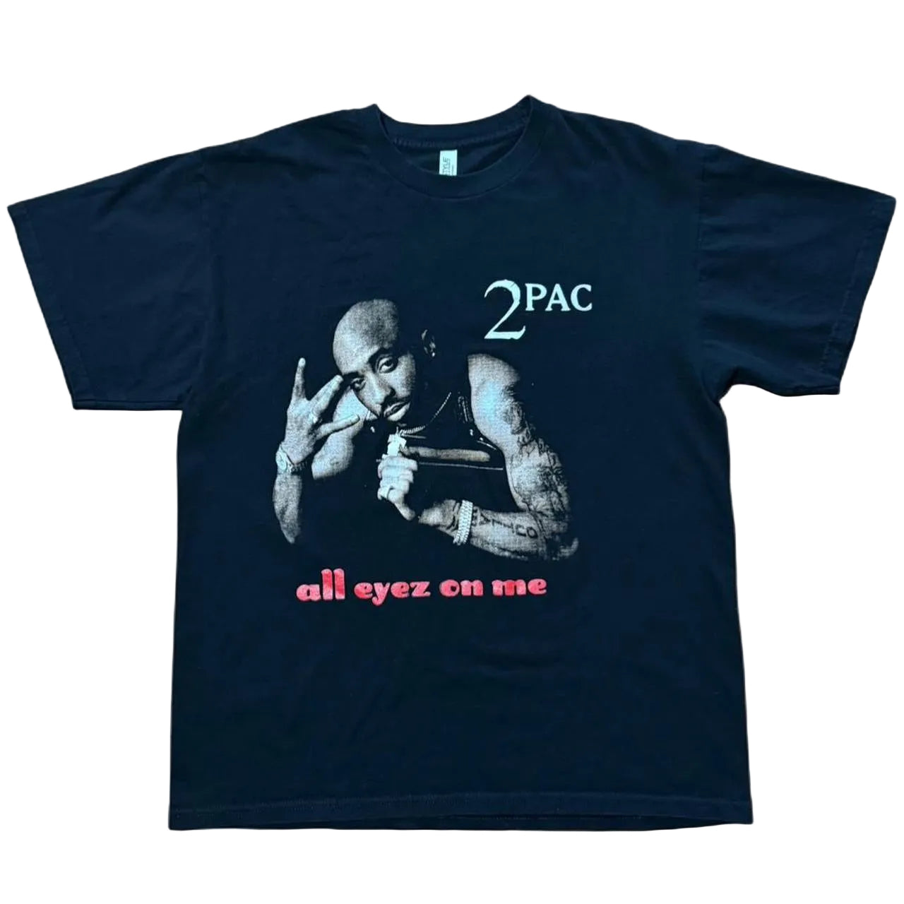 Y2K Modern 2Pac All Eyez On Me Hip-Hop Rap Music Merch T-shirt