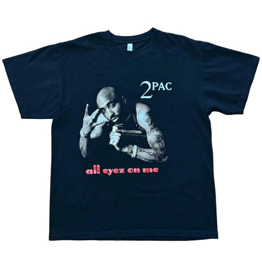 Y2K Modern 2Pac All Eyez On Me Hip-Hop Rap Music Merch T-shirt