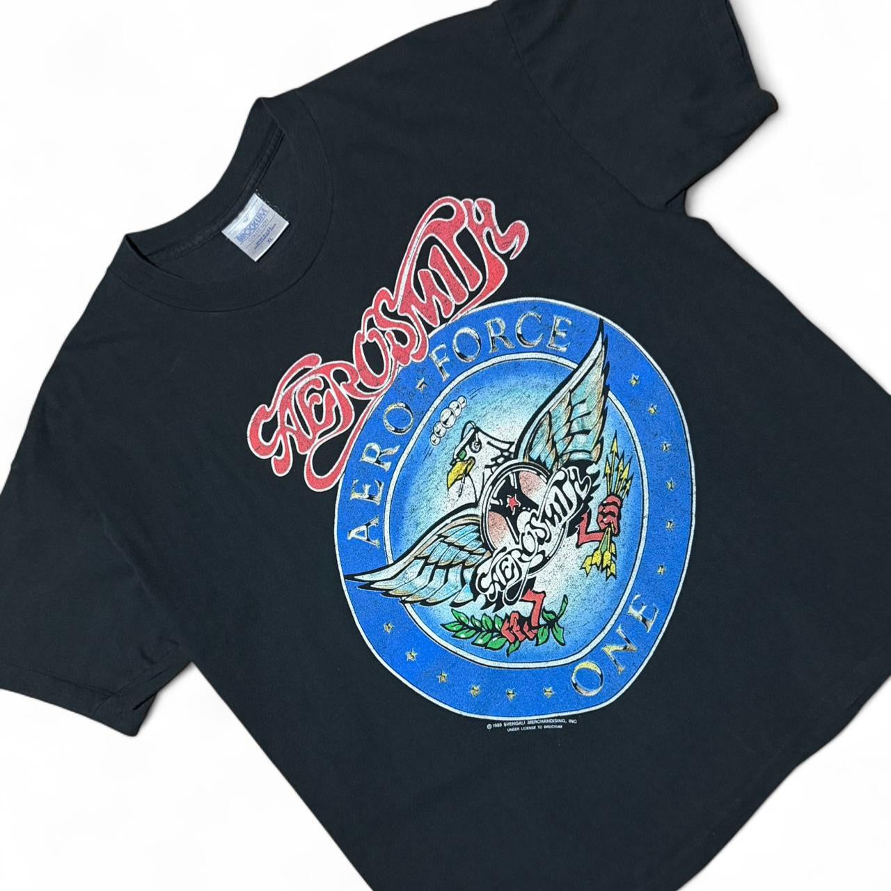1989 Aerosmith Pump Aero Force One Tour Merch T-shirt