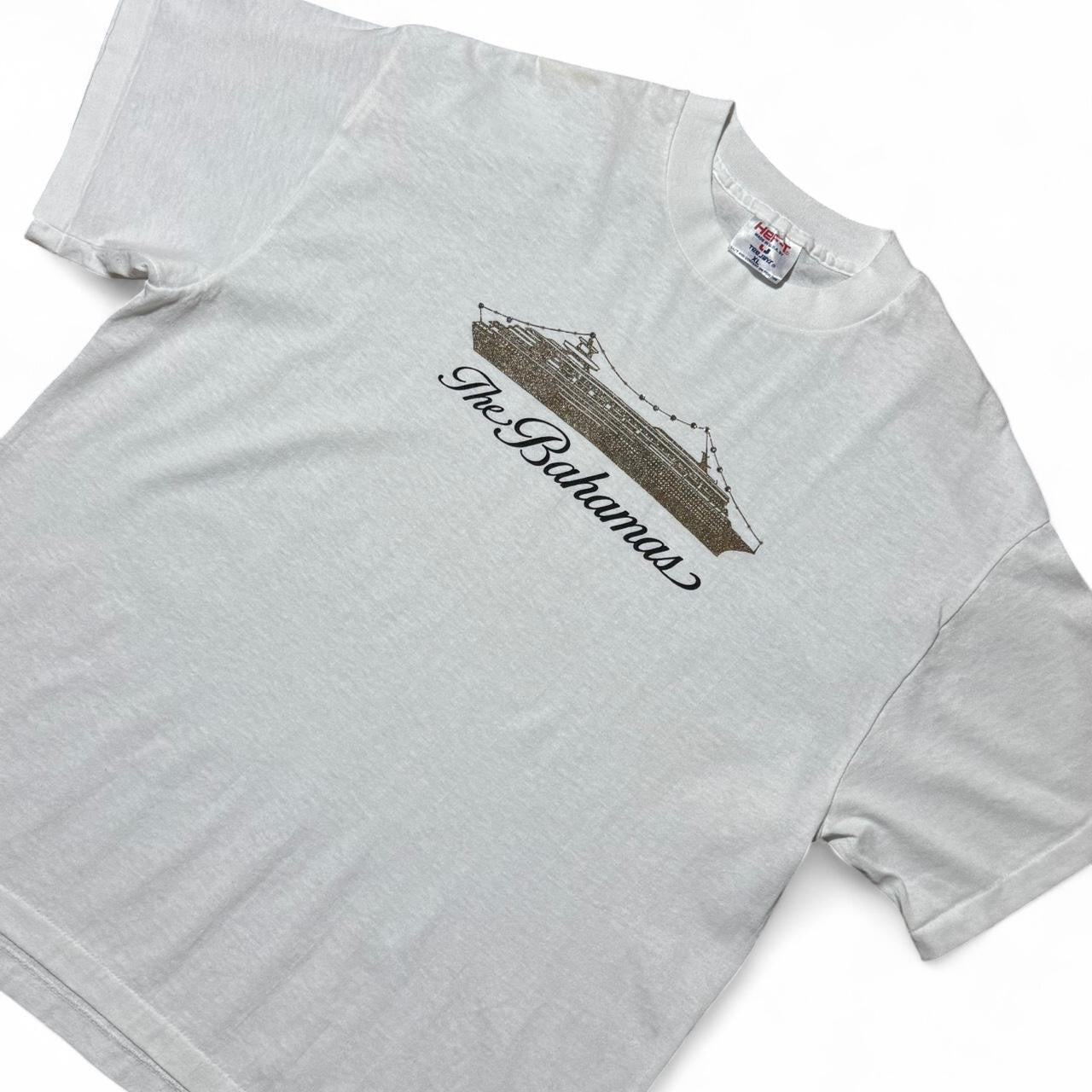 90s The Bahamas Cruise Ship Glitter Jewel Tee