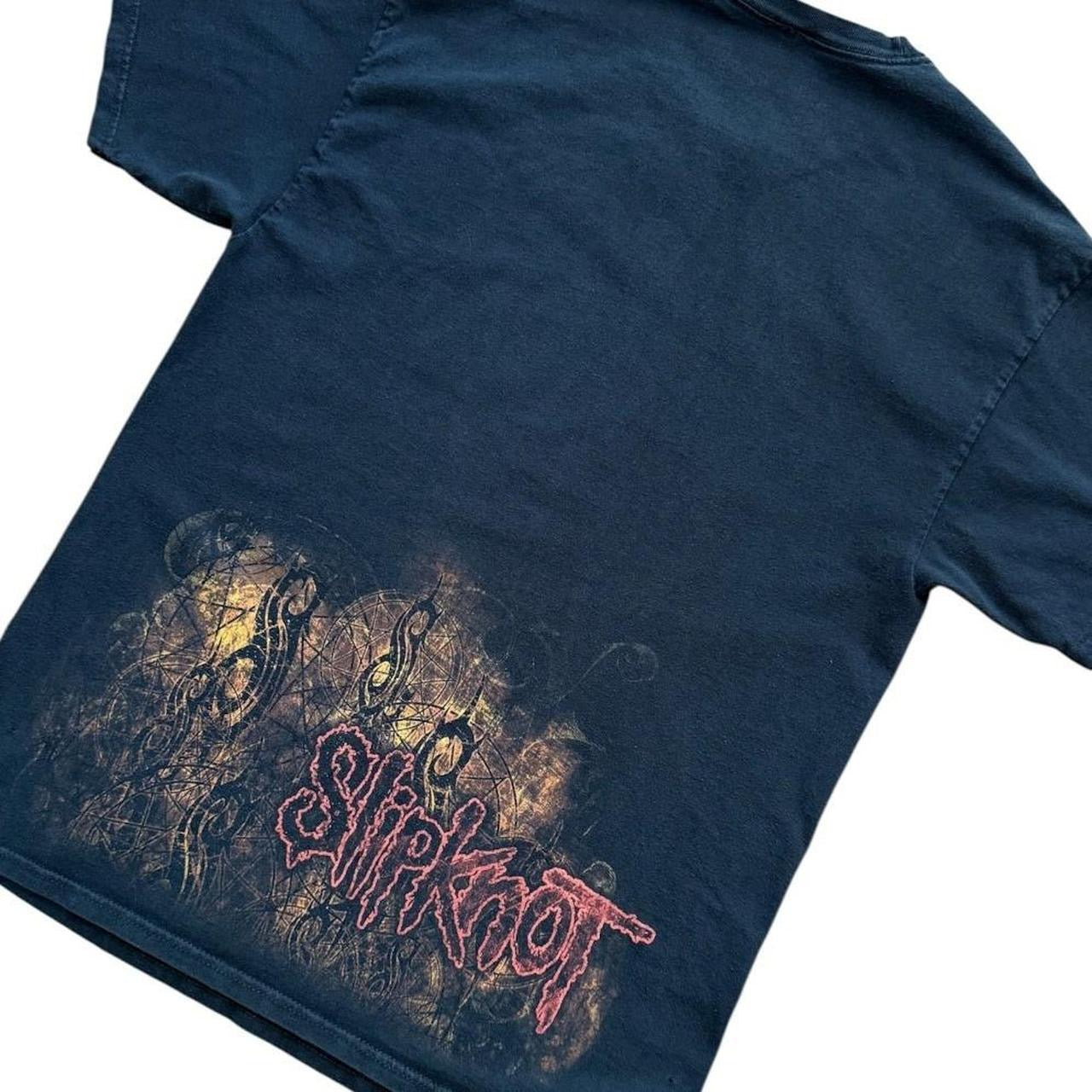 Y2K Slipknot Heavy Metal Band Concert Merch Graphic Doublesided T-shirt