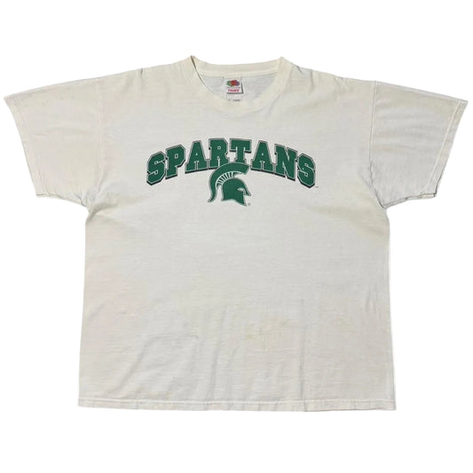 Vintage Y2K Michigan State Spartans Football Sports Team T-shirt