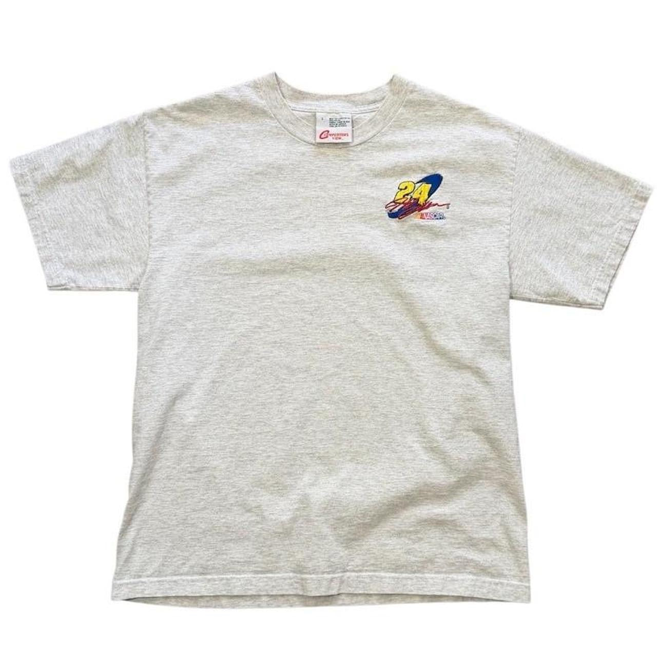 90s Jeff Gordon Nascar Racing Embroidery 24 Competitors View Car T-shirt