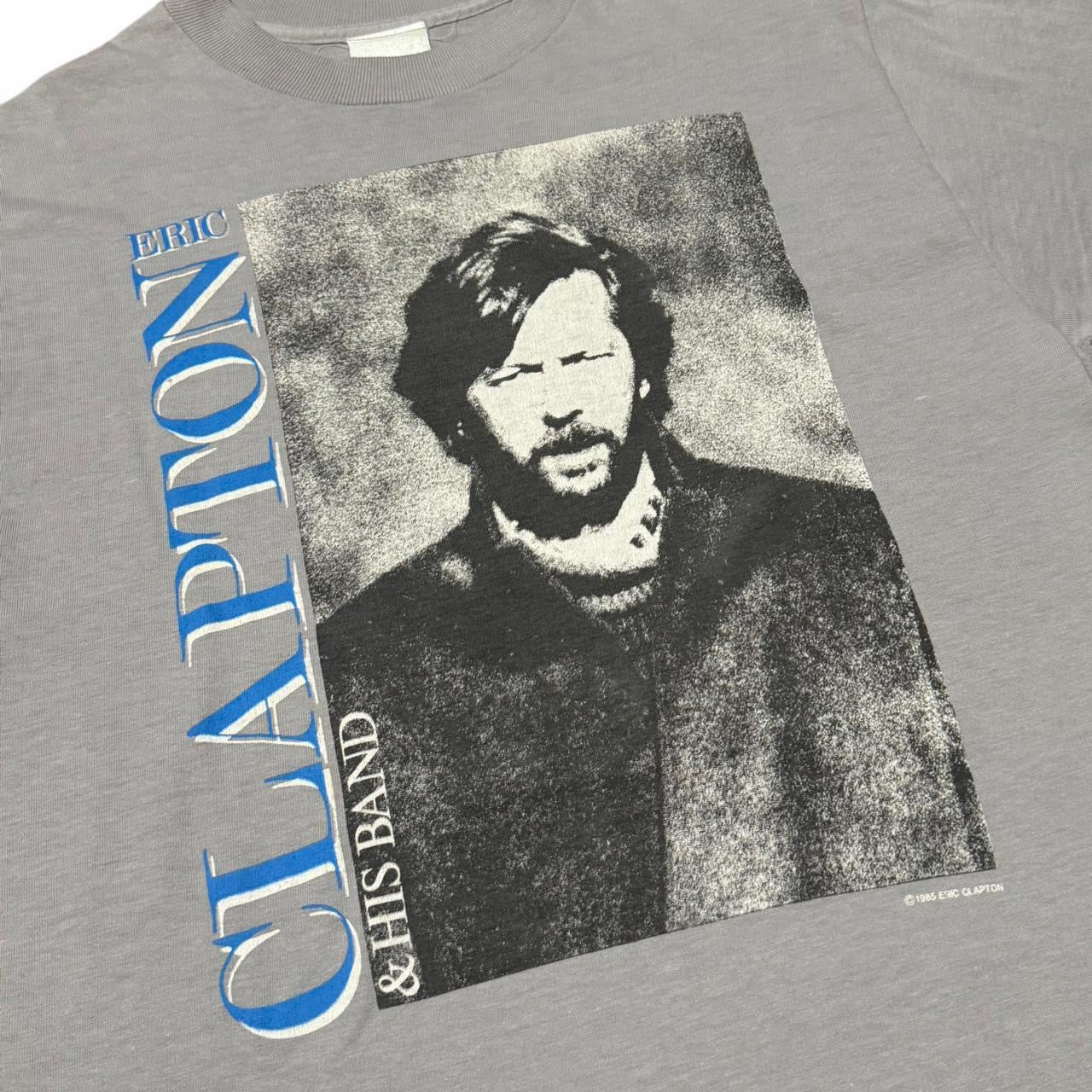 1985 Eric Clapton Behind The Sun Concert Tour Tee