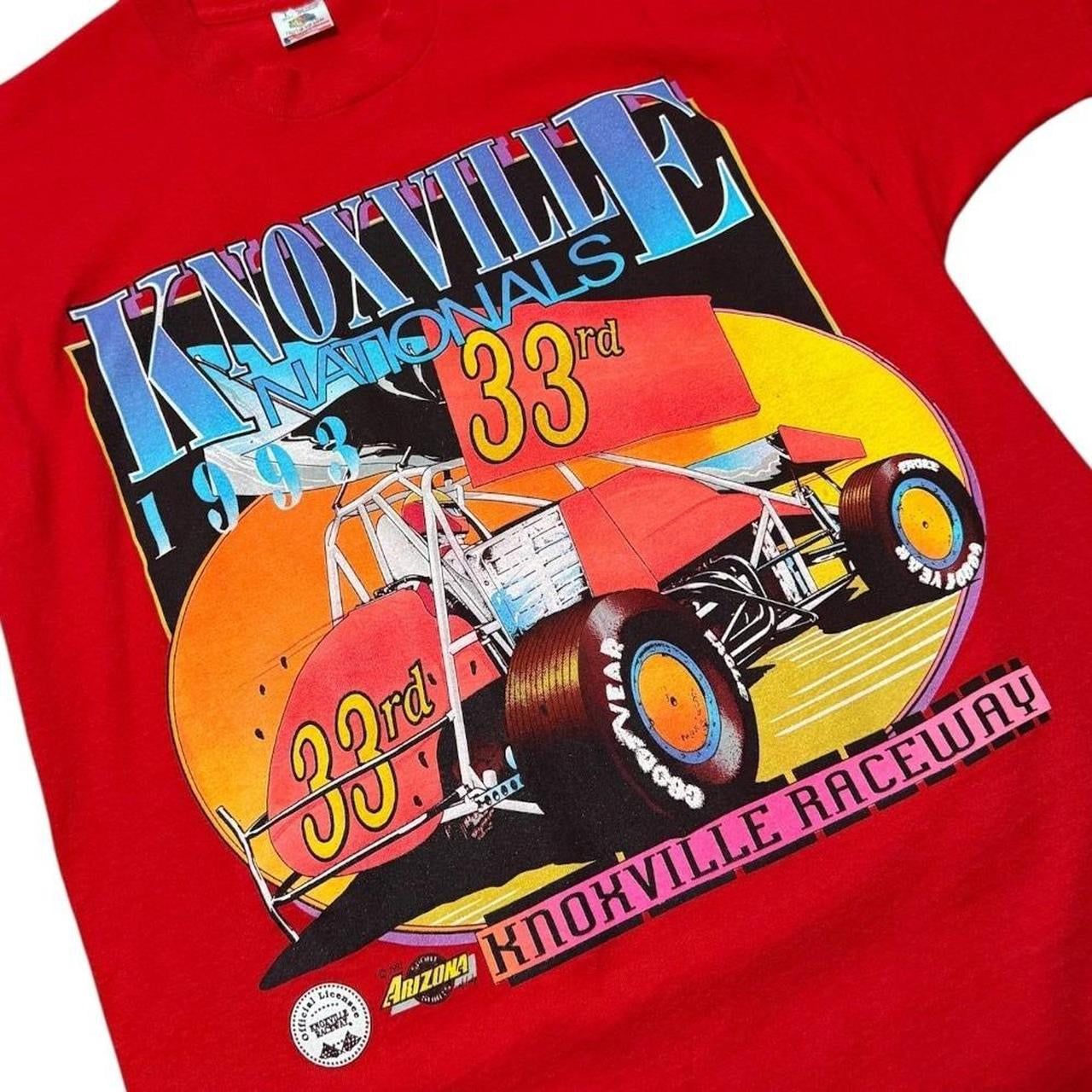 1993 Knoxville Nationals Sprint Car Racing Auto Sports Graphic T-Shirt