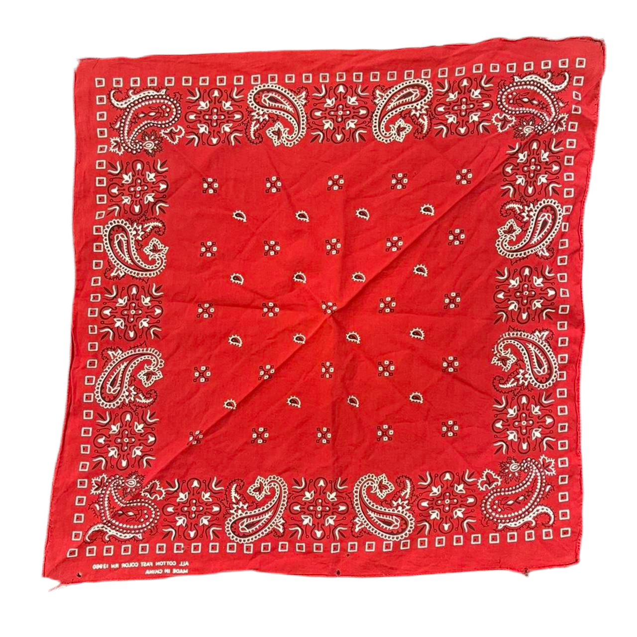 Vintage Paisley Bandana Handkerchief