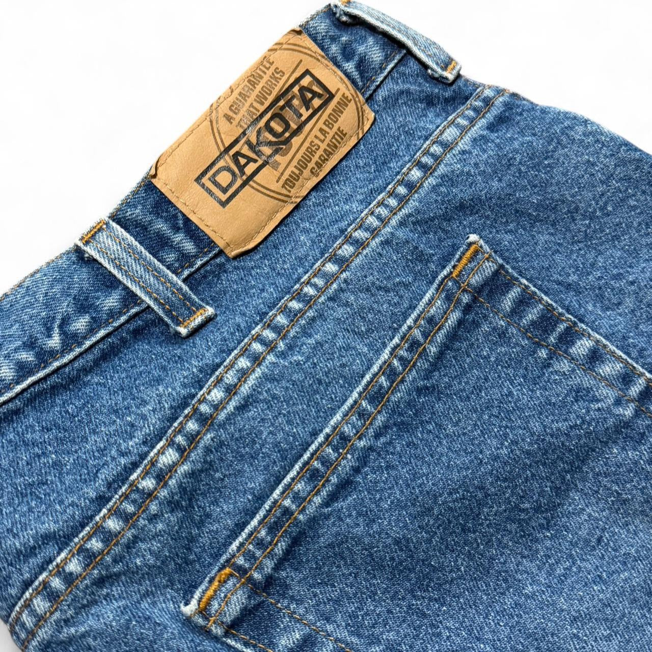 Vintage 90s Dakota Blue Wash Straight Leg Denim Workwear Jeans
