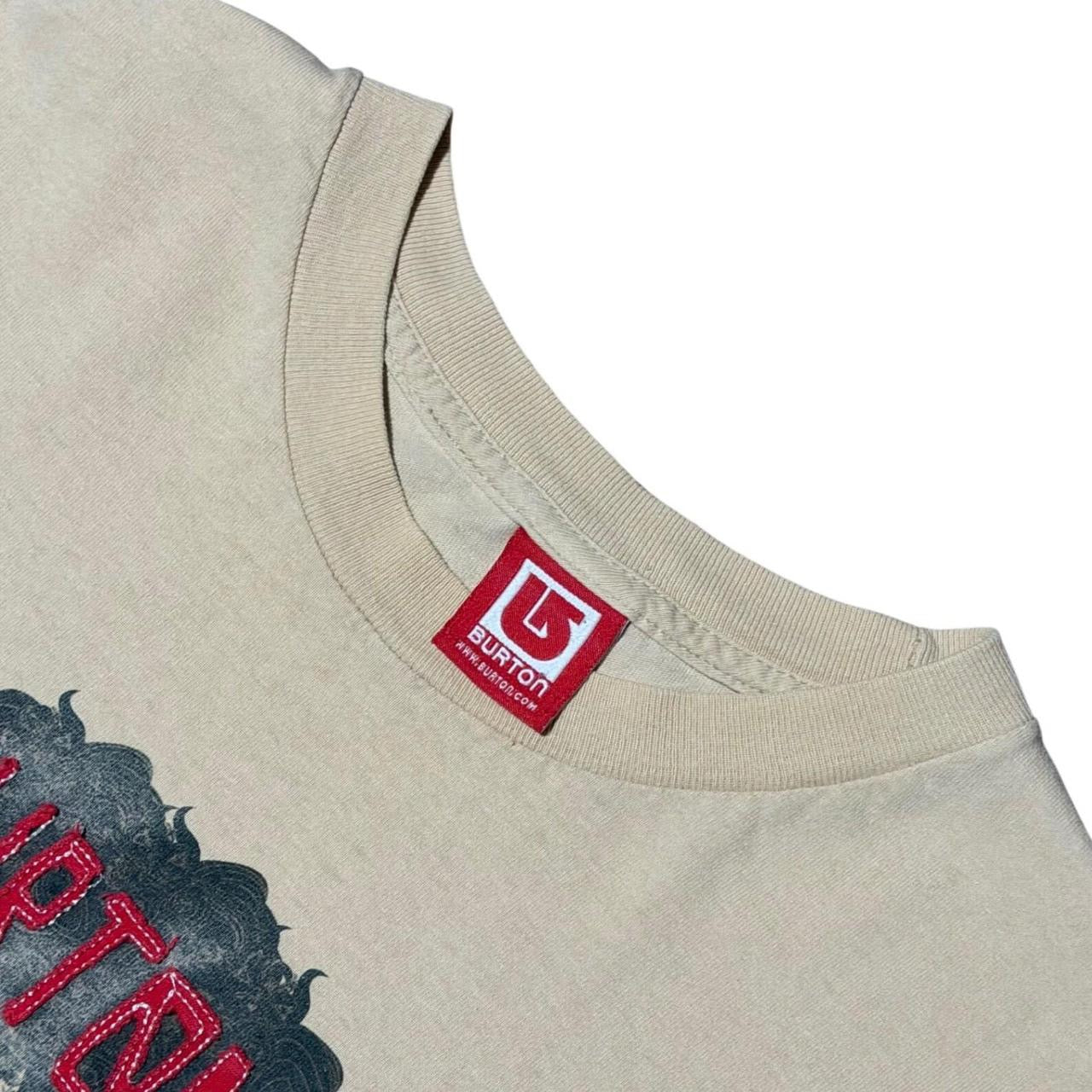 90s Y2K Burton Snowboards Embroidered Graphic Surf Skater Sports T-shirt