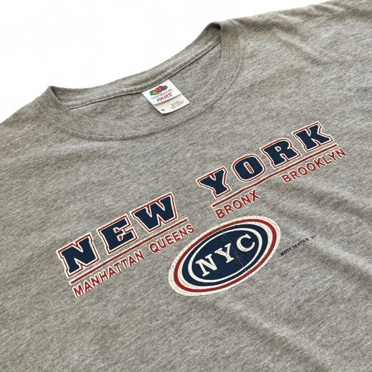 Grey New York City Graphic T-shirt