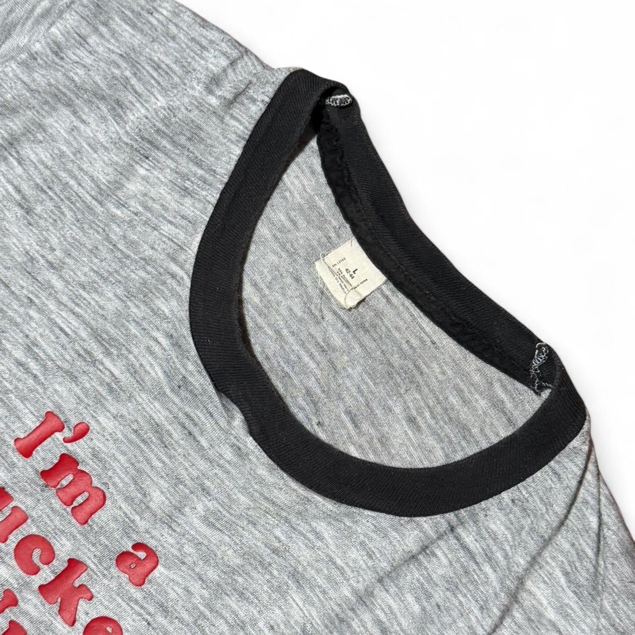 Vintage 70s Ohio State Buckeyes NCAA Football Sports Ringer T-shirt