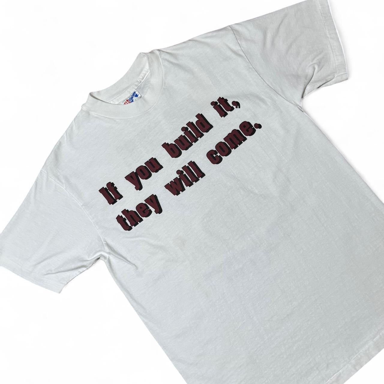 1992 Aggie Bonfire “If you build it, they will come.” Texas A&M Souvenir Tee