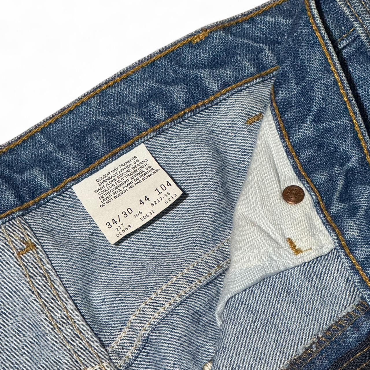 90s Orange Tab Levi’s 631 Straight Leg Denim Blue Wash Jeans